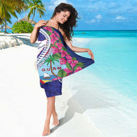 Biba Guam Liberation Day Sarong Tano y Chamoru Latte Stone Blue LT14 - Polynesian Pride
