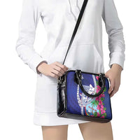 Biba Guam Liberation Day Shoulder Handbag Tano y Chamoru Latte Stone Blue LT14 - Polynesian Pride