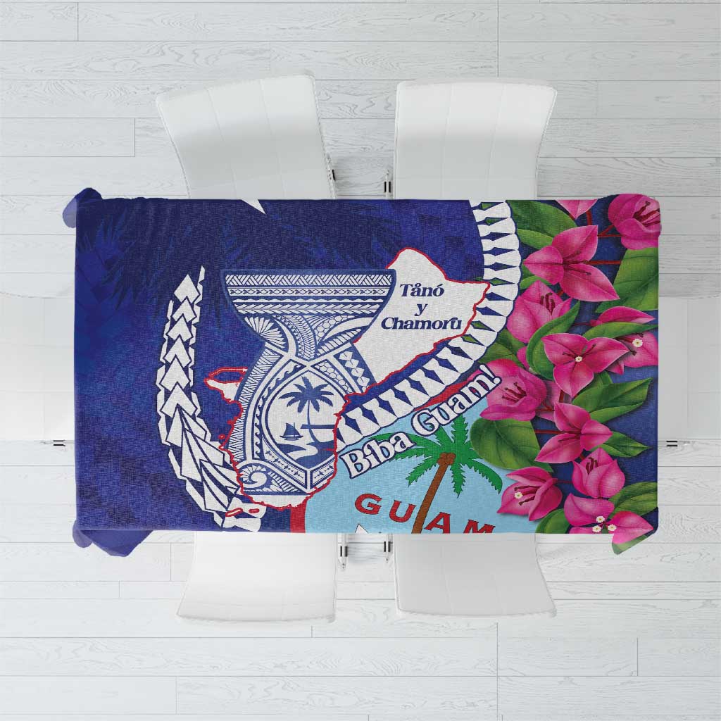 Biba Guam Liberation Day Tablecloth Tano y Chamoru Latte Stone Blue LT14 Blue - Polynesian Pride