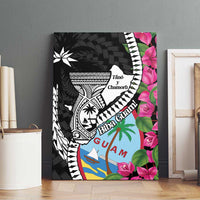 Biba Guam Liberation Day Canvas Wall Art Tano y Chamoru Latte Stone Black LT14 - Polynesian Pride
