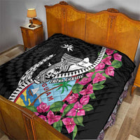 Biba Guam Liberation Day Quilt Tano y Chamoru Latte Stone Black LT14 - Polynesian Pride