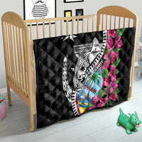 Biba Guam Liberation Day Quilt Tano y Chamoru Latte Stone Black LT14 - Polynesian Pride