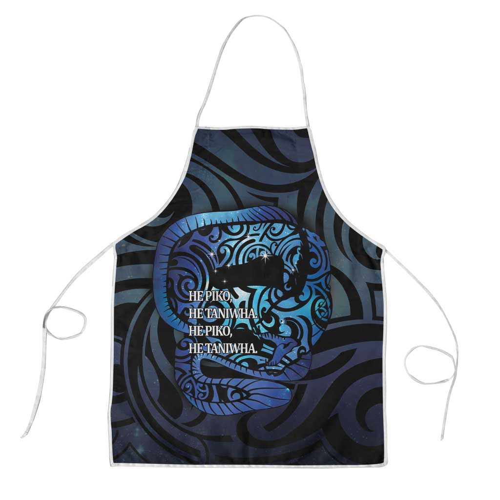 Tuna Eel New Zealand Matariki Apron He Piko He Taniwha Maori Pattern LT14 Purple - Polynesian Pride
