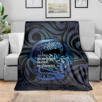 Tuna Eel New Zealand Matariki Blanket He Piko He Taniwha Maori Pattern LT14 - Polynesian Pride