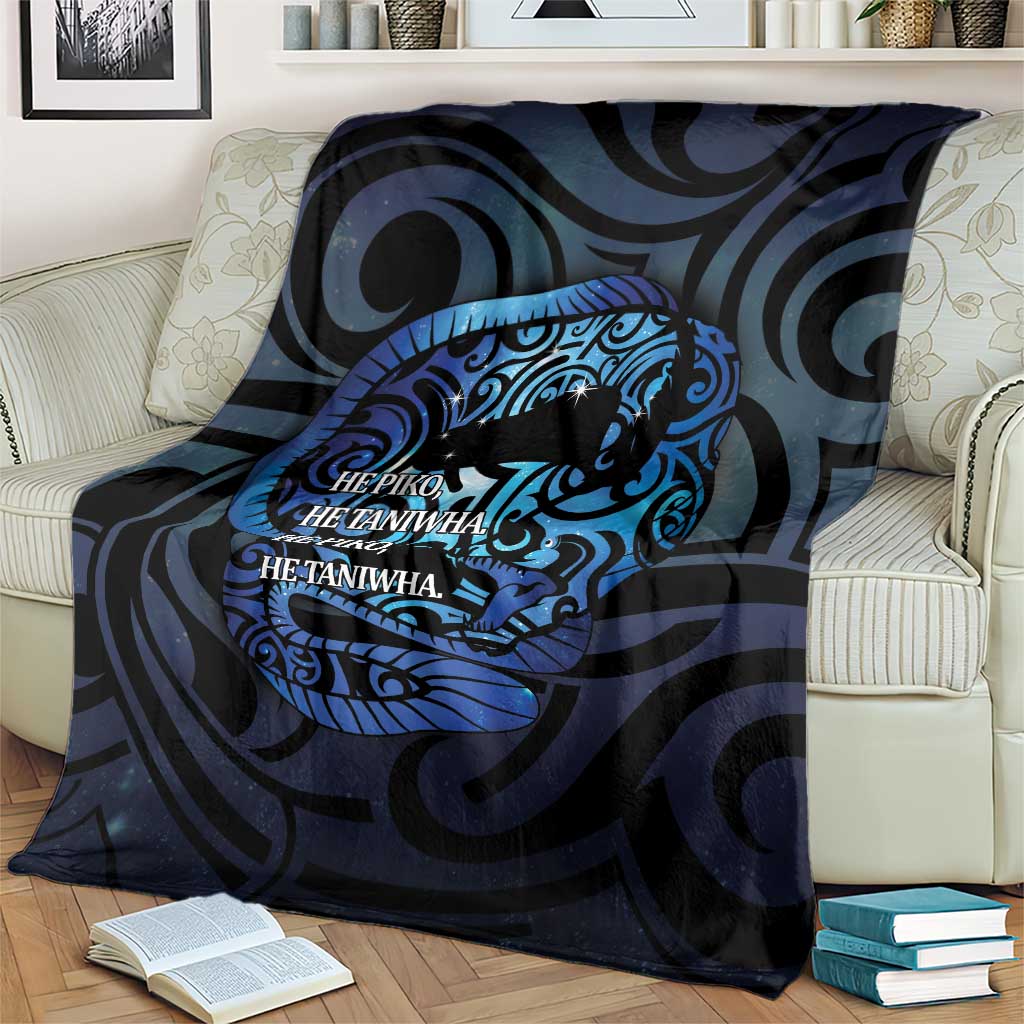 Tuna Eel New Zealand Matariki Blanket He Piko He Taniwha Maori Pattern LT14 - Polynesian Pride