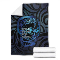 Tuna Eel New Zealand Matariki Blanket He Piko He Taniwha Maori Pattern LT14 - Polynesian Pride