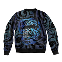 Tuna Eel New Zealand Matariki Bomber Jacket He Piko He Taniwha Maori Pattern LT14 - Polynesian Pride