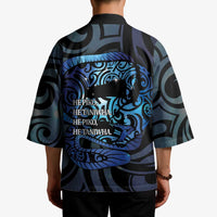 Tuna Eel New Zealand Matariki Kimono He Piko He Taniwha Maori Pattern LT14 - Polynesian Pride