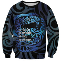 Tuna Eel New Zealand Matariki Sweatshirt He Piko He Taniwha Maori Pattern LT14 Unisex Purple - Polynesian Pride