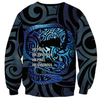 Tuna Eel New Zealand Matariki Sweatshirt He Piko He Taniwha Maori Pattern LT14 - Polynesian Pride