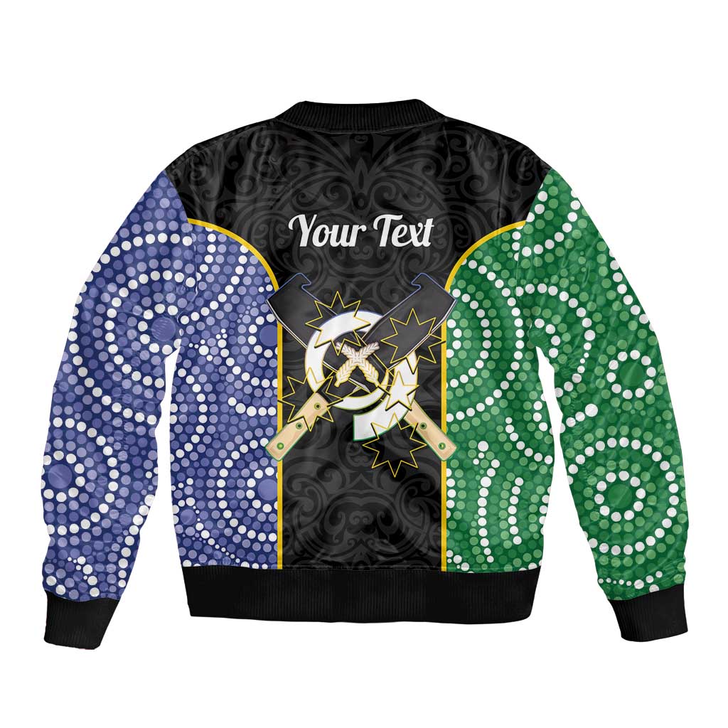 Personalised South Sea Islanders National Recognition Day Bomber Jacket Australia Aboriginal Vanuatu Pig Tusk LT14 - Polynesian Pride