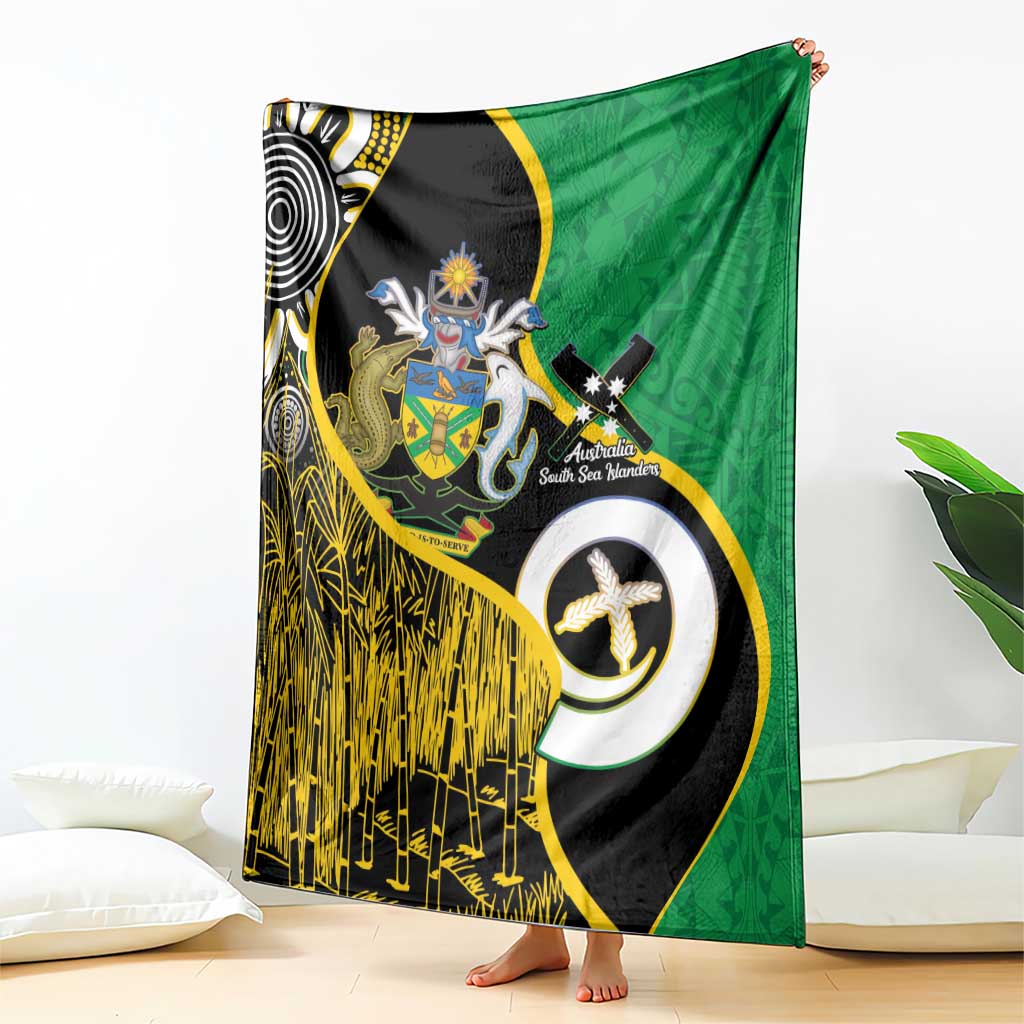 Australian South Sea Islanders National Recognition Day Blanket Solomon Islands And Vanuatu Culture LT14 - Polynesian Pride