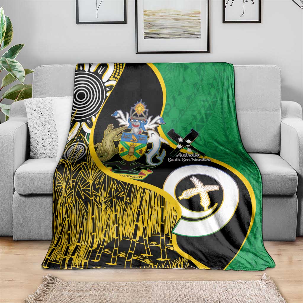 Australian South Sea Islanders National Recognition Day Blanket Solomon Islands And Vanuatu Culture LT14 - Polynesian Pride