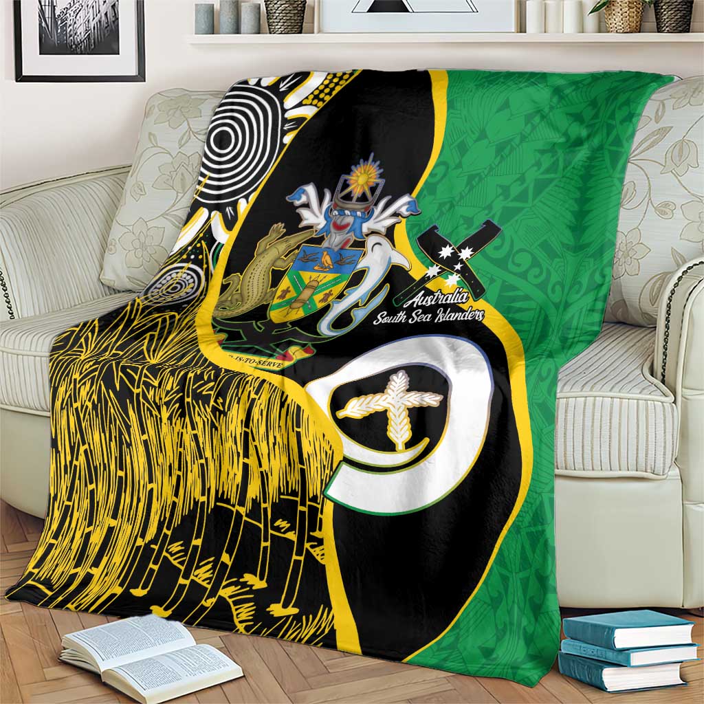 Australian South Sea Islanders National Recognition Day Blanket Solomon Islands And Vanuatu Culture LT14 - Polynesian Pride