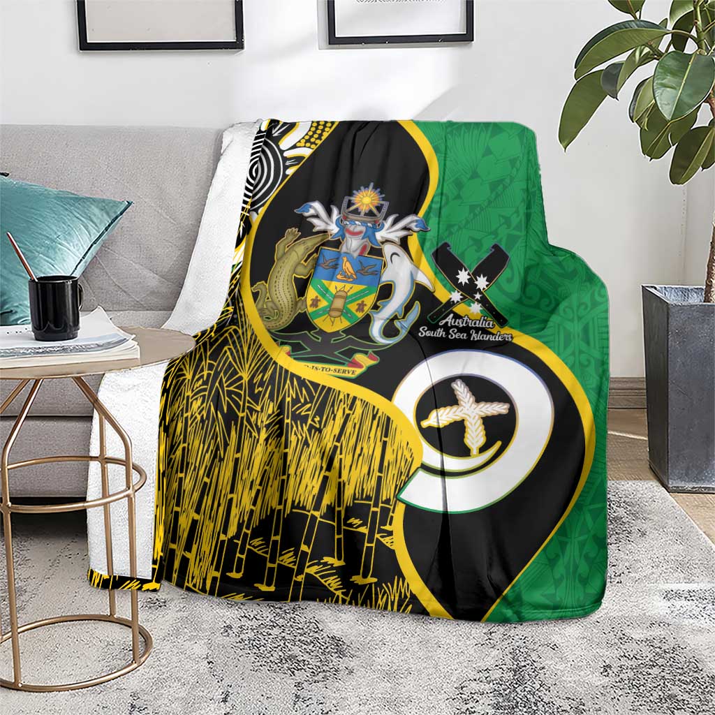 Australian South Sea Islanders National Recognition Day Blanket Solomon Islands And Vanuatu Culture LT14 - Polynesian Pride