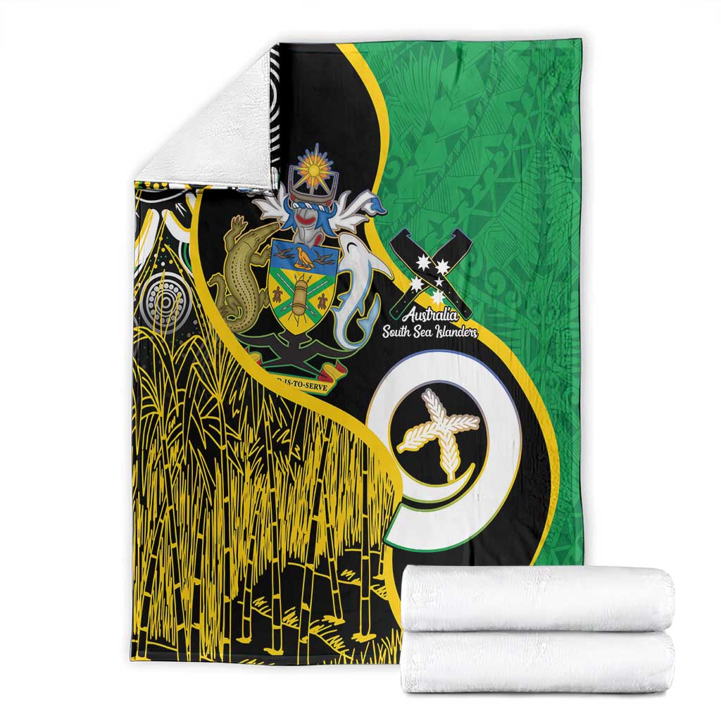 Australian South Sea Islanders National Recognition Day Blanket Solomon Islands And Vanuatu Culture LT14 - Polynesian Pride