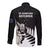 New Zealand Silver Fern Rugby Long Sleeve Button Shirt All Black 2023 Go Champions Maori Pattern LT14 - Polynesian Pride