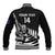 Personalised New Zealand Silver Fern Rugby Baseball Jacket All Black 2023 Go Champions Maori Pattern LT14 - Polynesian Pride