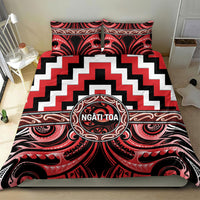 Aotearoa Ngati Toa Bedding Set Maori Iwi Poutama Puhoro Tattoo LT14 - Polynesian Pride