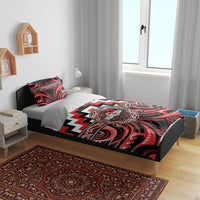 Aotearoa Ngati Toa Bedding Set Maori Iwi Poutama Puhoro Tattoo LT14 - Polynesian Pride