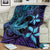 Nukuoro Atoll Blanket Polynesian Shark Tattoo Purple Gradient Vibes