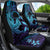 Nukuoro Atoll Car Seat Cover Polynesian Shark Tattoo Purple Gradient Vibes