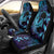 Nukuoro Atoll Car Seat Cover Polynesian Shark Tattoo Purple Gradient Vibes