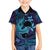 Nukuoro Atoll Family Matching Off Shoulder Short Dress and Hawaiian Shirt Polynesian Shark Tattoo Purple Gradient Vibes