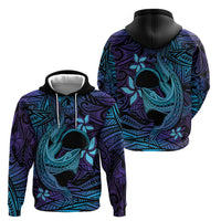Nukuoro Atoll Hoodie Polynesian Shark Tattoo Purple Gradient Vibes LT14 - Polynesian Pride
