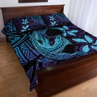 Nukuoro Atoll Quilt Bed Set Polynesian Shark Tattoo Purple Gradient Vibes LT14 - Polynesian Pride