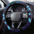 Nukuoro Atoll Steering Wheel Cover Polynesian Shark Tattoo Purple Gradient Vibes