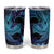 Nukuoro Atoll Tumbler Cup Polynesian Shark Tattoo Purple Gradient Vibes