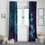 Nukuoro Atoll Window Curtain Polynesian Shark Tattoo Purple Gradient Vibes