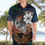 Personalised Kwajalein Atoll Hawaiian Shirt Polynesian Shark Tattoo Gradient Vibes