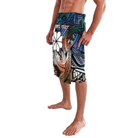 Personalised Kwajalein Atoll Lavalava Polynesian Shark Tattoo Gradient Vibes LT14 - Polynesian Pride