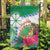 Marshall Islands Kwajalein Atoll Garden Flag Curves Polynesian Mix Tropical Flowers