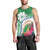 Marshall Islands Kwajalein Atoll Men Tank Top Curves Polynesian Mix Tropical Flowers