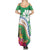 Marshall Islands Kwajalein Atoll Summer Maxi Dress Curves Polynesian Mix Tropical Flowers