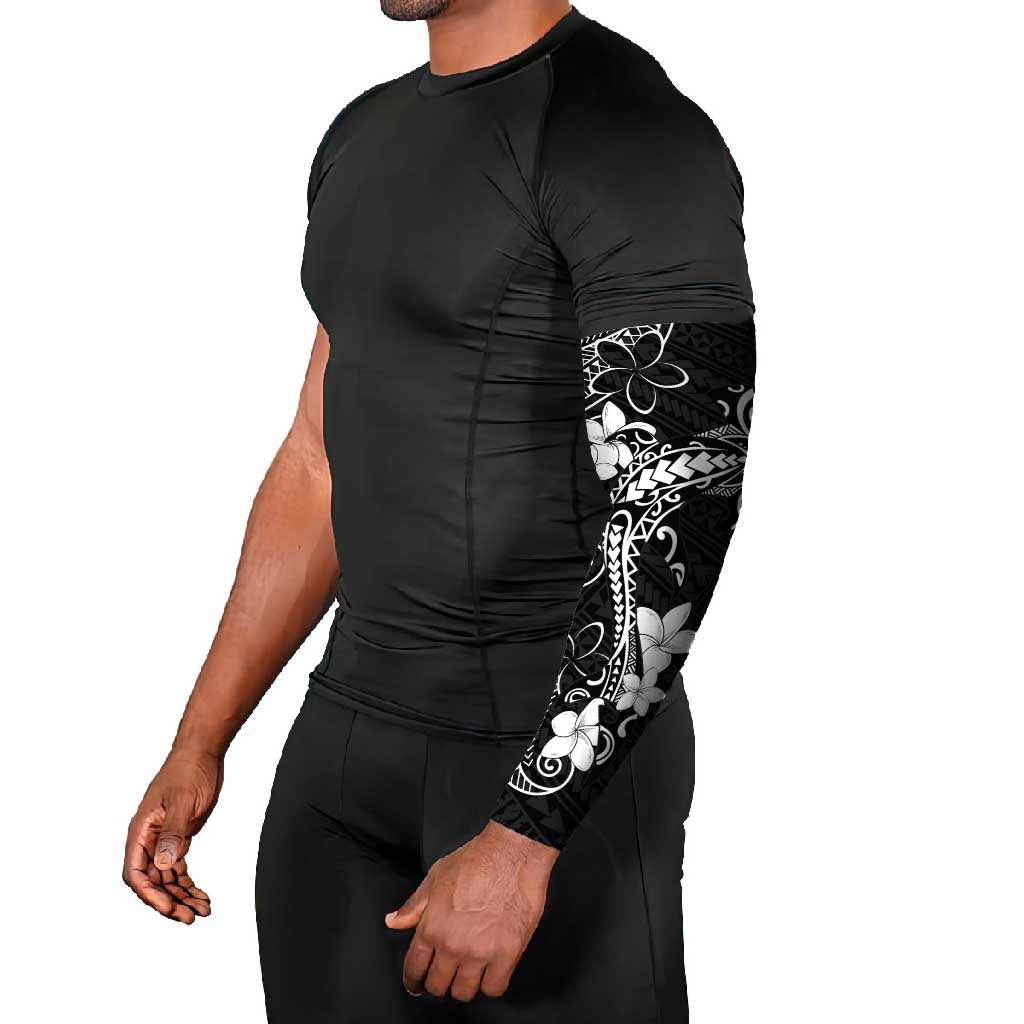 Black Hawaii Arm Sleeves Hammerhead Shark Tattoo Curve Polynesian LT14 - Polynesian Pride