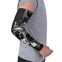 Black Hawaii Arm Sleeves Hammerhead Shark Tattoo Curve Polynesian LT14 - Polynesian Pride