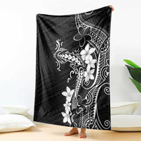 Black Hawaii Blanket Hammerhead Shark Tattoo Curve Polynesian LT14 - Polynesian Pride