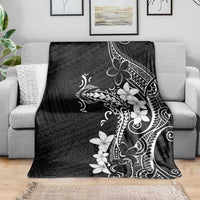 Black Hawaii Blanket Hammerhead Shark Tattoo Curve Polynesian LT14 - Polynesian Pride