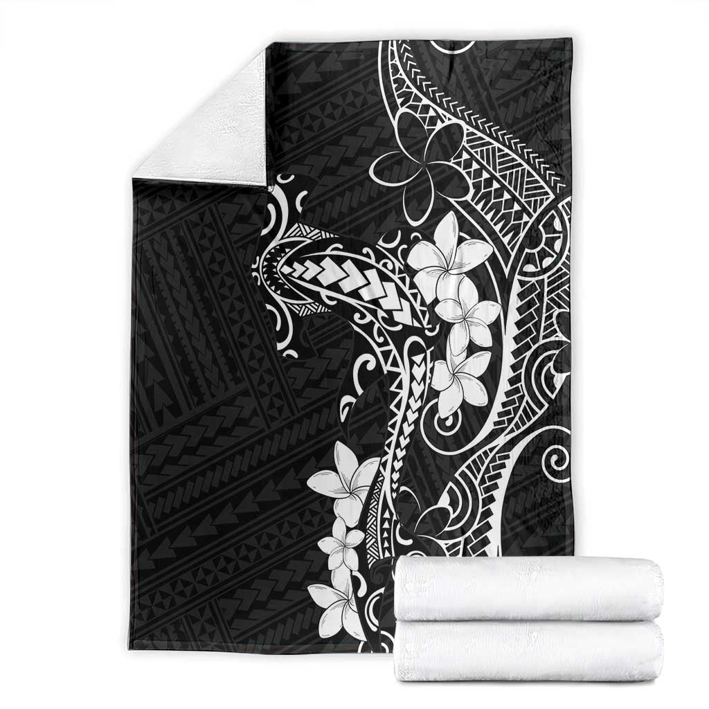Black Hawaii Blanket Hammerhead Shark Tattoo Curve Polynesian LT14 - Polynesian Pride