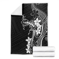 Black Hawaii Blanket Hammerhead Shark Tattoo Curve Polynesian LT14 - Polynesian Pride