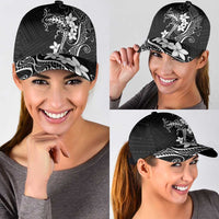 Black Hawaii Classic Cap Hammerhead Shark Tattoo Curve Polynesian LT14 - Polynesian Pride