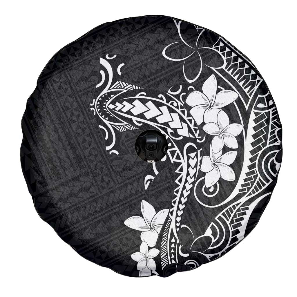 Black Hawaii Spare Tire Cover Hammerhead Shark Tattoo Curve Polynesian LT14 - Polynesian Pride