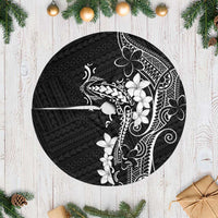 Black Hawaii Tree Skirt Hammerhead Shark Tattoo Curve Polynesian LT14 Casual Black - Polynesian Pride