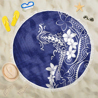 Blue Hawaii Beach Blanket Hammerhead Shark Tattoo Curve Polynesian LT14 One Size 150cm Blue - Polynesian Pride