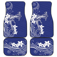 Blue Hawaii Car Mats Hammerhead Shark Tattoo Curve Polynesian LT14 - Polynesian Pride