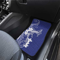 Blue Hawaii Car Mats Hammerhead Shark Tattoo Curve Polynesian LT14 - Polynesian Pride